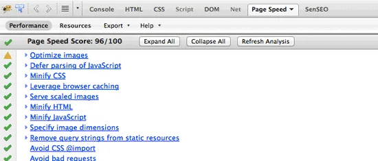 Google Page Speed