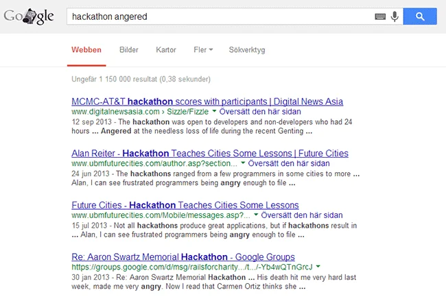 Google har noll koll