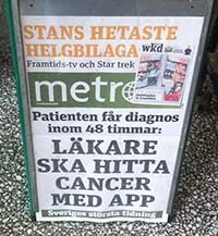 Om att man med en mobil-app kan erbjuda specialistvård på distans